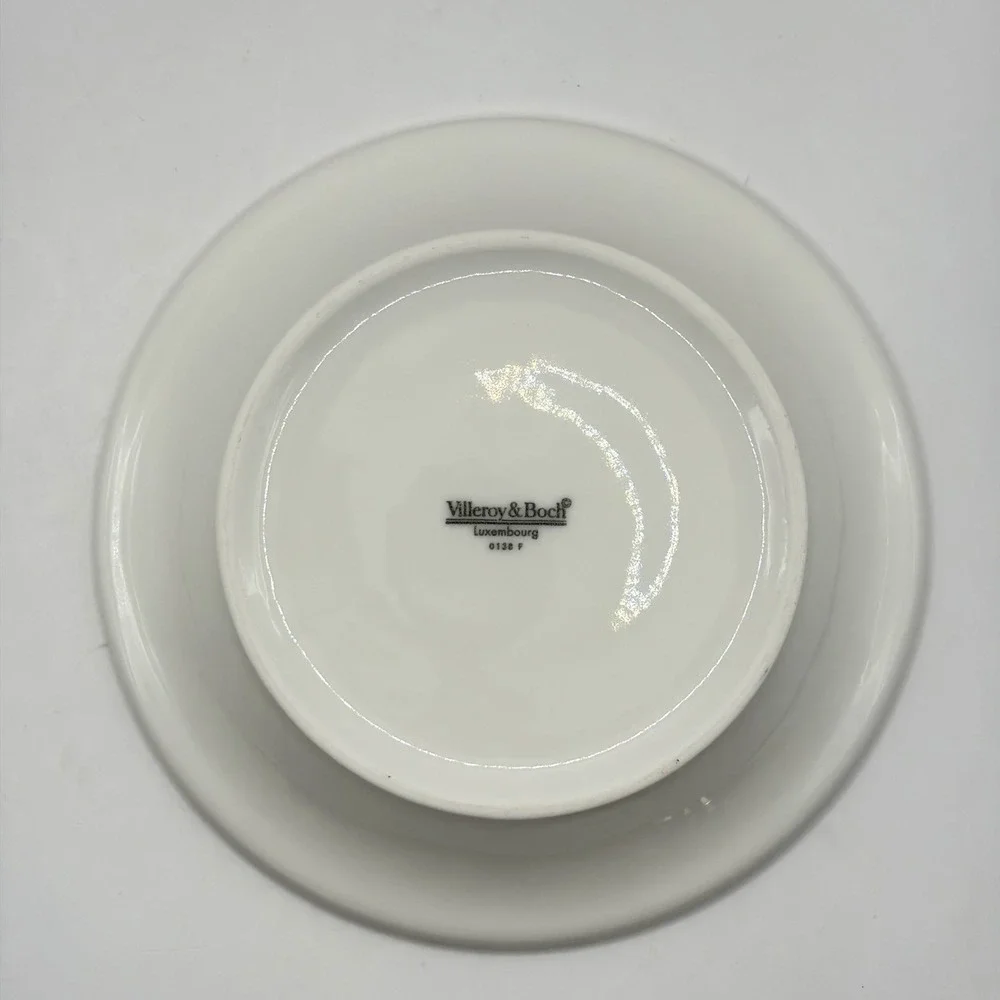 Villeroy and Boch Luxembourg 0137A 0138P Teacup And Saucer Service For 1